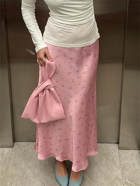 Summer Printed Fashion Long Skirt For Women - Barusatti